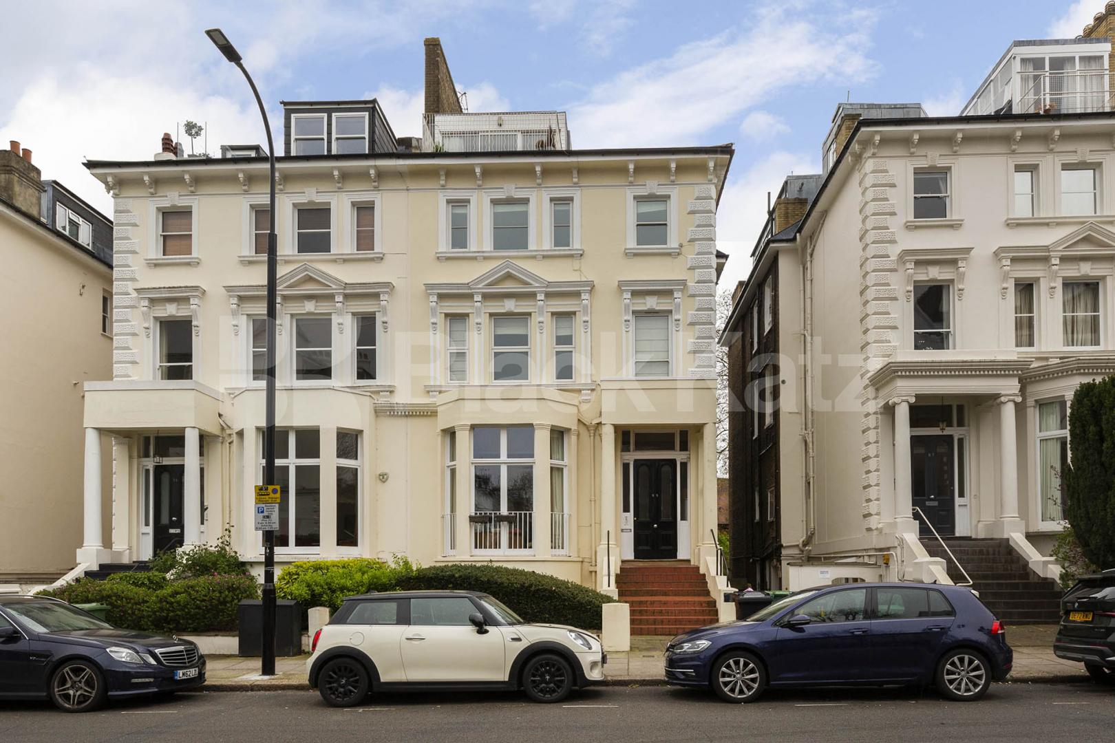 			2 Bedroom, 1 bath, 1 reception Flat			 Belsize Park Gardens, Belsize Park